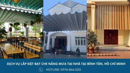 Làm bạt che nắng mưa tại Bình Tân, Hồ Chí Minh với chi phí rẻ, chất lượng tốt