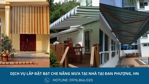 Làm bạt che nắng mưa tại Đan Phượng, Hà Nội với chi phí rẻ, chất lượng tốt