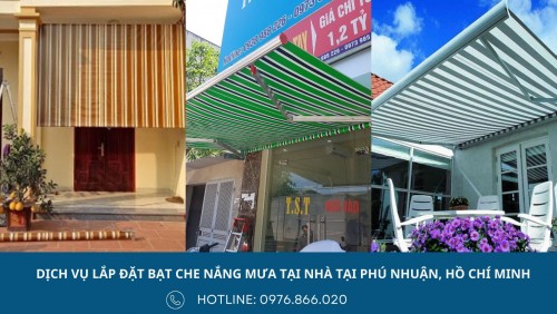 Làm bạt che nắng mưa tại Phú Nhuận, Hồ Chí Minh với chi phí rẻ, chất lượng tốt
