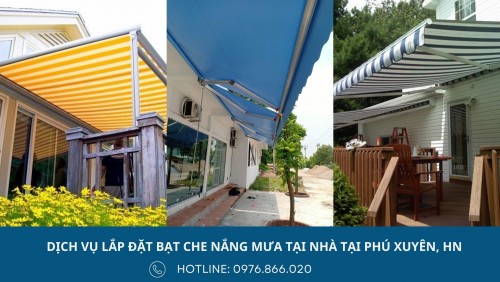 Làm bạt che nắng mưa tại Phú Xuyên, Hà Nội với chi phí rẻ, chất lượng tốt