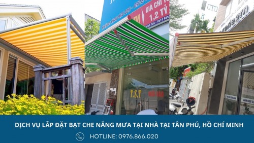 Làm bạt che nắng mưa tại Tân Phú, Hồ Chí Minh với chi phí rẻ, chất lượng tốt