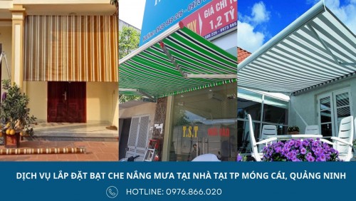 Làm bạt che nắng mưa tại TP Móng Cái, Quảng Ninh với chi phí rẻ, chất lượng tốt
