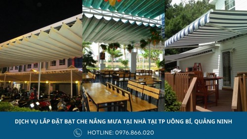 Làm bạt che nắng mưa tại TP Uông Bí, Quảng Ninh với chi phí rẻ, chất lượng tốt