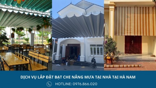 Làm bạt che nắng mưa tại Hà Nam với chi phí rẻ, chất lượng tốt