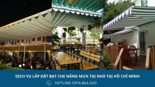Làm bạt che nắng mưa tại Hồ Chí Minh với chi phí rẻ, chất lượng tốt
