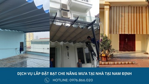 Làm bạt che nắng mưa tại Nam Định với chi phí rẻ, chất lượng tốt
