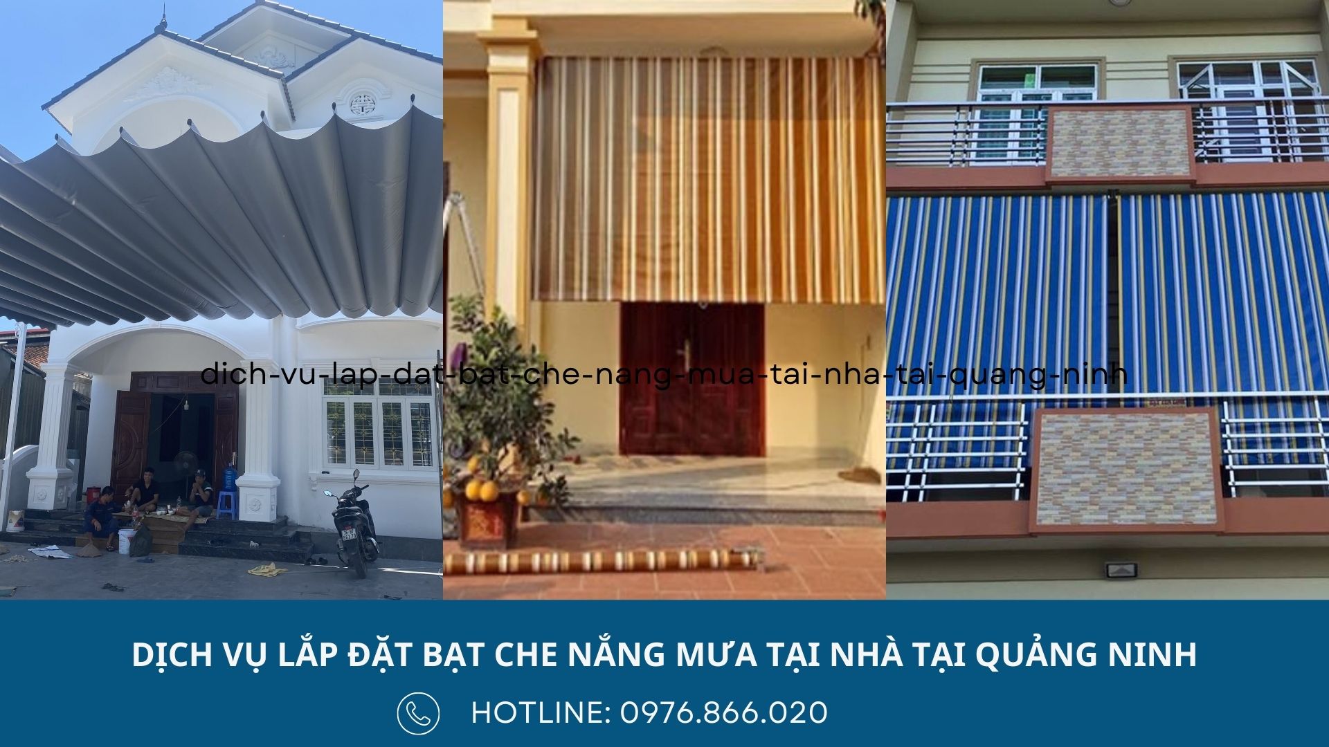 Làm bạt che nắng mưa tại Quảng Ninh với chi phí rẻ, chất lượng tốt
