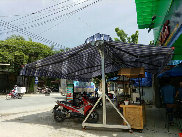 cung cấp, lắp đặt mái hiên đôi tại huyện Nga Sơn - Thanh Hóa
